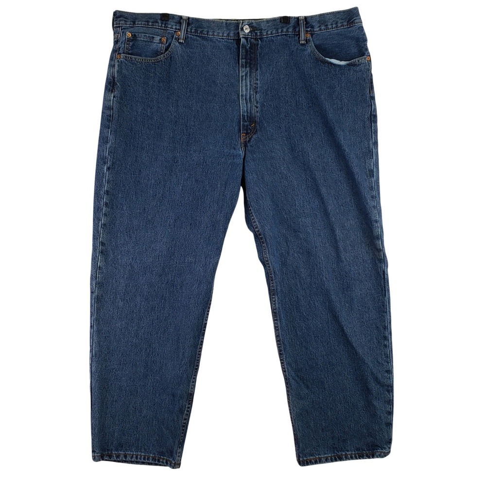Levis 550 Relaxed Jeans Mens 48x30 (Fits 47x29.5) Blue Tapered Cotton Denim 90s